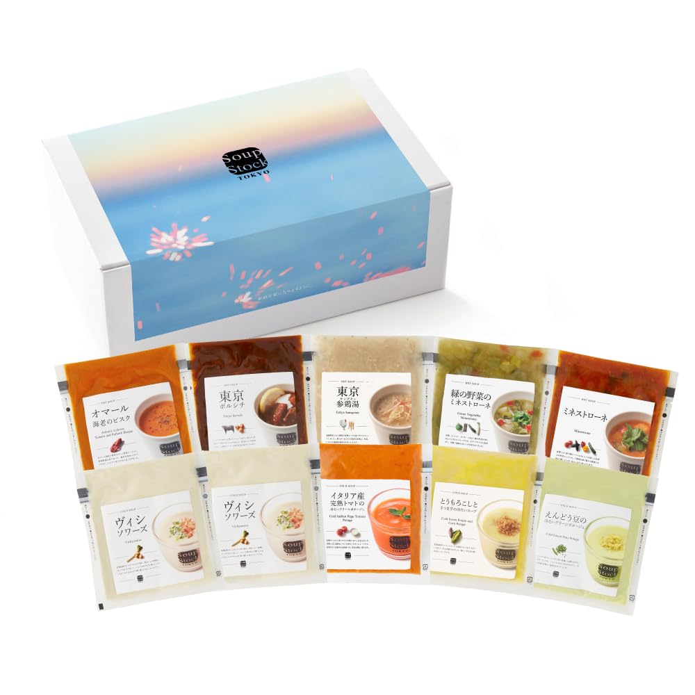 お菓子・飲料（4本）・スープ（3箱）⭐️大量まとめ売り Amazon | 【公式店】スープストックトーキョー夏の10スープセット